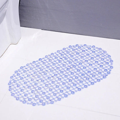 PVC Anti-Skid Suction Cup Bath Mats Soft Massage Mat with Non-Slip Bathtu Bath Shower anti Slip Bathroom Accessories Multicolor