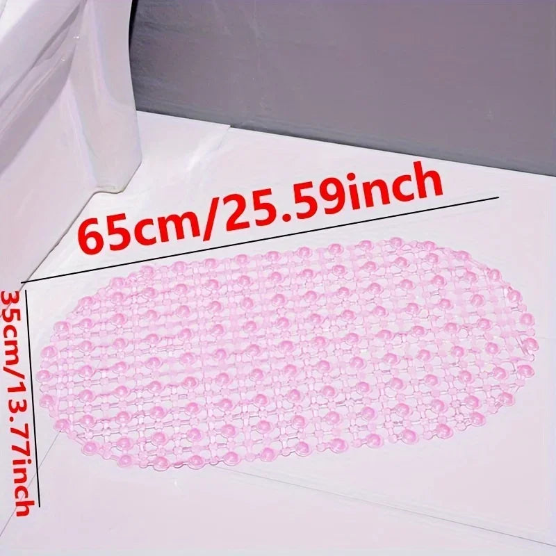 PVC Anti-Skid Suction Cup Bath Mats Soft Massage Mat with Non-Slip Bathtu Bath Shower anti Slip Bathroom Accessories Multicolor