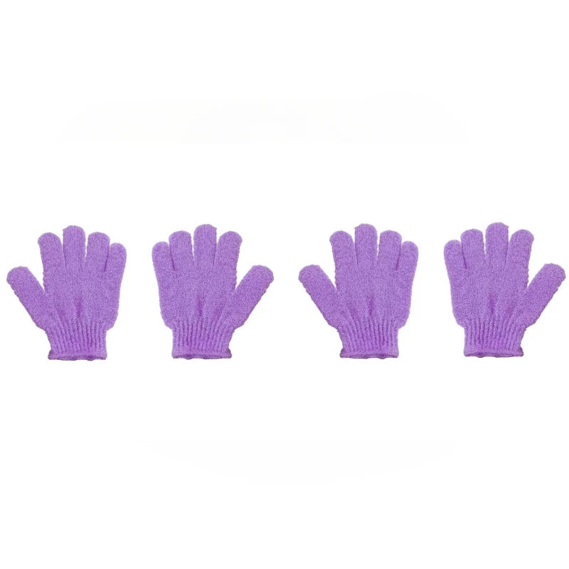 1-4Pcs Body Cleaning Washcloth Soft Brush Home Hotel Bathroom Shower Ball Back Scrubber Set Exfoliating Skin Towel Bath Gloves