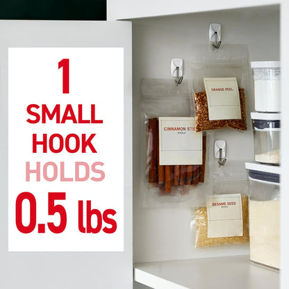 GP067-16NA Small Wire Hardware, Silver, White, 16 Hooks