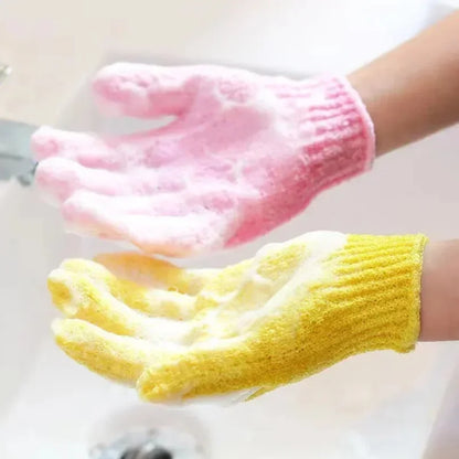1-4Pcs Body Cleaning Washcloth Soft Brush Home Hotel Bathroom Shower Ball Back Scrubber Set Exfoliating Skin Towel Bath Gloves