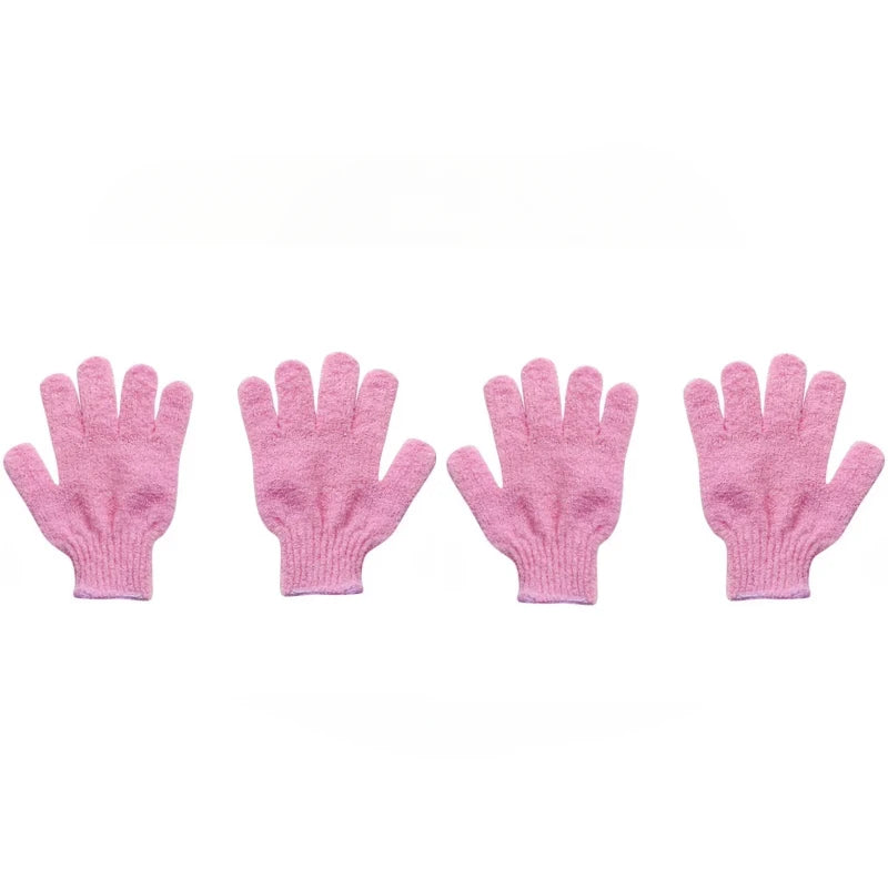 1-4Pcs Body Cleaning Washcloth Soft Brush Home Hotel Bathroom Shower Ball Back Scrubber Set Exfoliating Skin Towel Bath Gloves