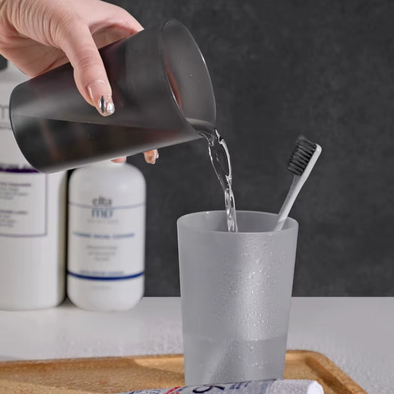 Bathroom Tumblers Toothbrush Cup Mouthwash Cups Bathroom Accessories
