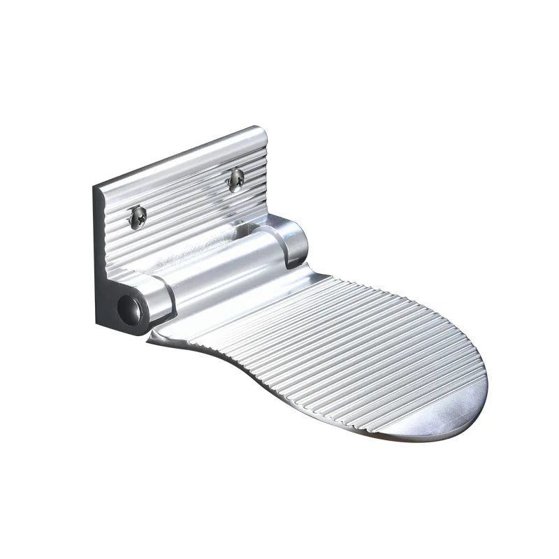 Black Aluminum Bathroom Foot Pedal Bathroom Shower Shaving Leg Aid Grip Holder Foot Foot Pedal Wash Feet Bathroom Accessories