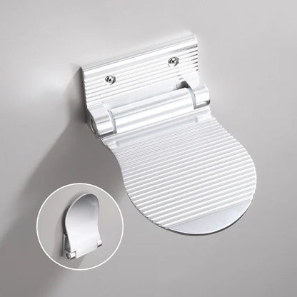 Black Aluminum Bathroom Foot Pedal Bathroom Shower Shaving Leg Aid Grip Holder Foot Foot Pedal Wash Feet Bathroom Accessories