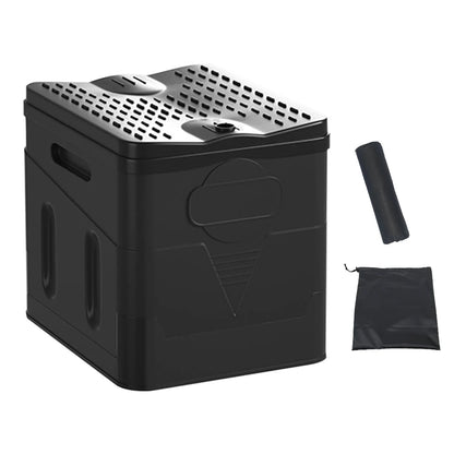 Portable Camping Toilet with Lid Portable Folding Toilet Multifunctional Travel Portable Potty for Camping Travel