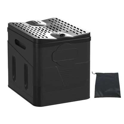 Portable Camping Toilet with Lid Portable Folding Toilet Multifunctional Travel Portable Potty for Camping Travel