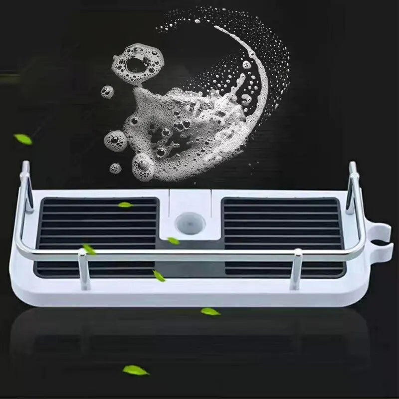 Shower Shelf Home Bathroom Bathroom Lift Bracket without Holes Bathroom Shower Rod Tray Storage
