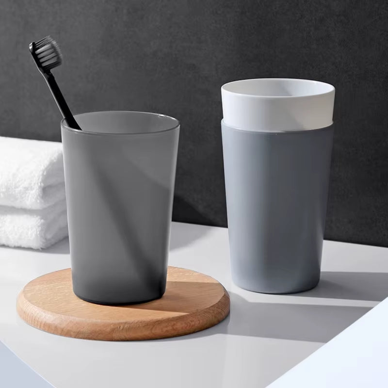 Bathroom Tumblers Toothbrush Cup Mouthwash Cups Bathroom Accessories